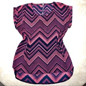 Pink Republic Zip-Back Top